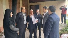 بازدید مسئولان استانی و شهرستانی از پروژه‌ ی نیمه‌تمام مجتمع فرهنگی و هنری لاهیجان