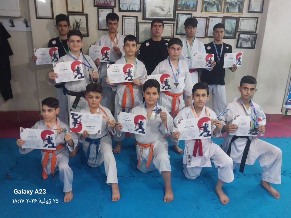 photo 2026 07 27 11 40 05 - درخشش کاراته‌کاران لاهیجانی با کسب ۳۱ مدال در مسابقات قهرمانی استان گیلان