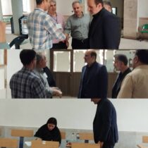 بازدید فرماندار لاهیجان از حوزه‌ برگزاری آزمون کارشناسی ارشد