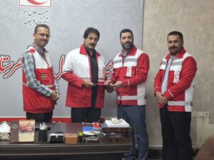 رئیس میراث فرهنگی لاهیجان به جمع داوطلبان هلال احمر پیوست