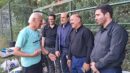 بازدید نماینده لاهیجان و فرماندار از مسابقات فوتبال پیشکسوتان رودبنه
