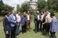 تملک دو قطعه زمین در مسیر بلوار دکتر حکیم زاده لاهیجان به دانشگاه