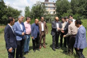 تملک دو قطعه زمین در مسیر بلوار دکتر حکیم زاده لاهیجان به دانشگاه
