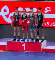کشتی‌گیر لاهیجانی نایب‌قهرمان کشور در کشتی آزاد نونهالان شد / پیام تبریک فرماندار لاهیجان
