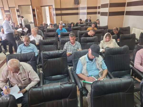برگزاری آزمون تخصصی متقاضیان پروانه کسب مشاورین املاک و اتومبیل در لاهیجان
