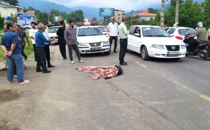 مرگ عابر پیاده بر اثر بی توجهی راننده خودرو در جاده فومن – ماسوله