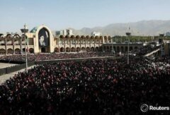 تصاویر ویژه رویترز از مراسم وداع با پیکر رهبر انقلاب